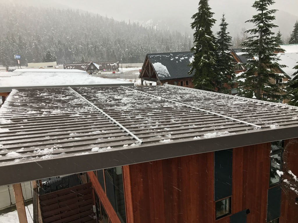 metal roof attachment snow guards