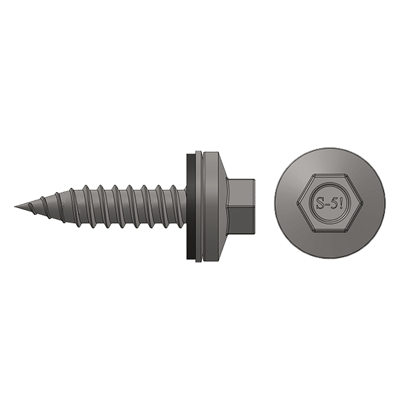 1/4-14x2.5 Wood Screws for S-5! SolarFoot and S-5 Brackets (50pc) – Buy  S-5!